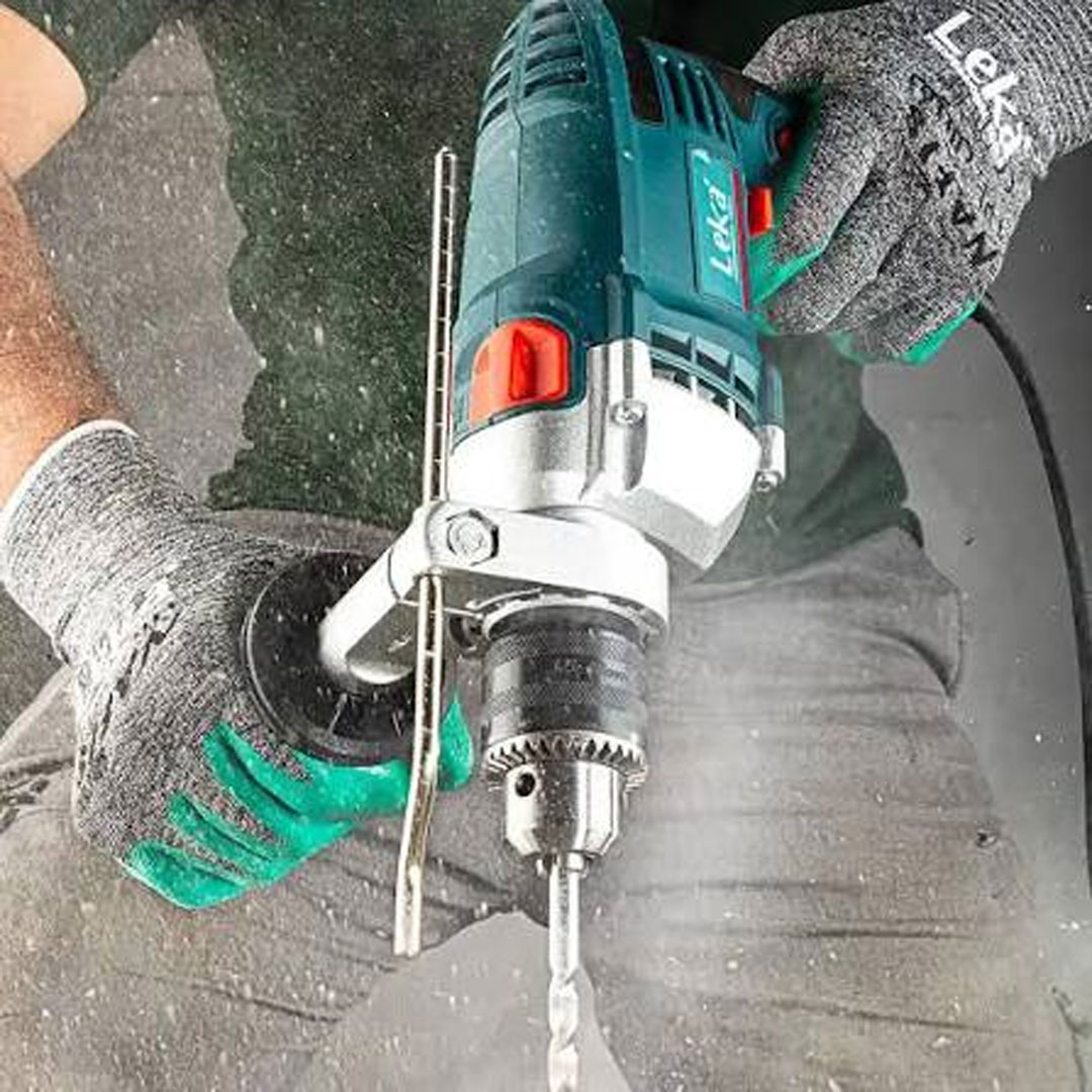 خرید و قیمت دریل چکشی لکا مدل DR13-085 ظرفیت ۸۵۰ وات